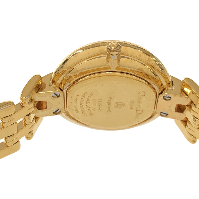 腕時計 稼働 クリスチャンディオール Christian Dior 46 154-2 クォーツ 2024.5電池交換済 19k405-46