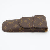 LOUIS VUITTON ルイヴィトン LV M62970 エテュイ リュネット ラバ メガネケース ペンケース ブラウン系 H19381