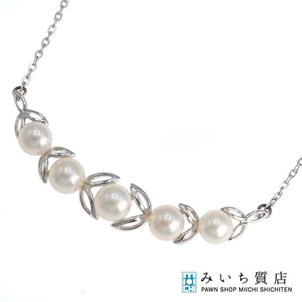 MIKIMOTO ミキモト ネックレス パール SIL シルバー 4.2g レディース ジュエリー ok1098