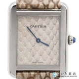 腕時計 稼働 Cartier カルティエ タンクソロ クォーツ パイソン柄文字盤 2023.10電池交換 H6876