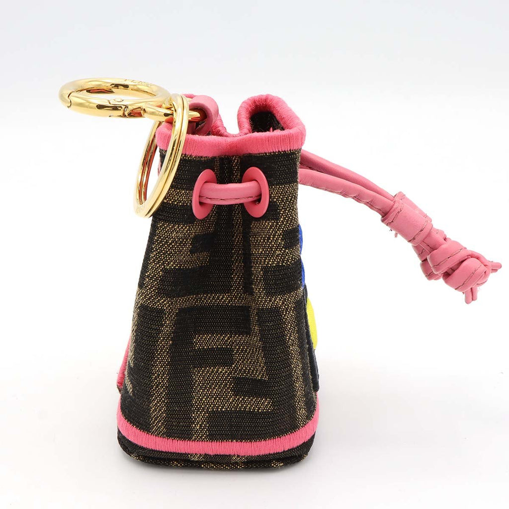 FENDI フェンディ ズッカ、モントレゾール キーホルダー バック型チャーム FENDI モントレゾール チャーム キーホルダー ピンク 【公式通販】