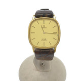 稼働 腕時計 OMEGA オメガ DeVille 191.0131 cal.1365 QZ ゴールド色文字盤 ベルト社外品 2026.1月電池交換済 H20139