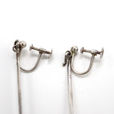 Georg Jensen ジョージジェンセン イヤリング ドロップ シルバー 925 約4.8g アクセサリー maki409-2