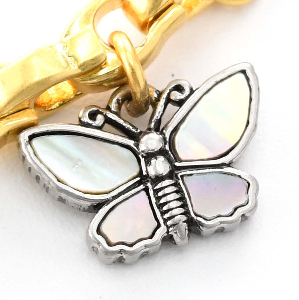 COACH コーチ ネックレス バタフライ チェリー チャーム ゴールドカラー 約17.9g アクセサリー H8936