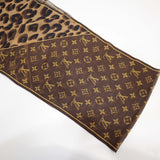LOUIS VUITTON LV ルイヴィトン スカーフ M72123 ヒョウ柄 服飾小物 M3661