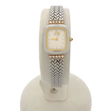稼働 腕時計 SEIKO セイコー CREDOR クレドール 1E70-5180 コンビ シルバー文字盤 2026.5電池交換済 maki363