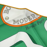 HERMES エルメス トライアングル・ジェアン スカーフ ポワントゥ Bouclerie Moderne Plumetis 箱 H21291