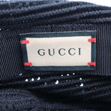 GUCCI グッチ 帽子 ニット バケットハット GG 656573  3HAC2 サイズM 57cm ブラック 袋 H22275