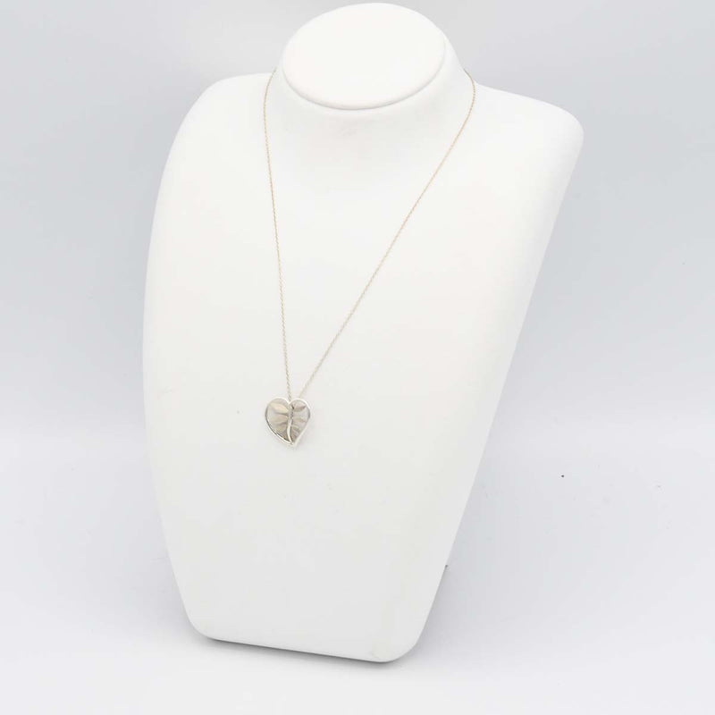 TIFFANY&Co. ティファニー ネックレス ハート リーフ 925 約2.3g アクセサリー H19980