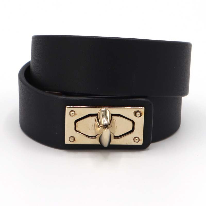 GIVENCHY ジバンシー シャークトゥース ブレスレット ブラック ゴールドカラー アクセサリー 箱有 H19408