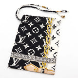 未使用 LOUIS VUITTON ルイヴィトン LV M76748 マスク マイユ マスクカバー ロゴ ブラックカラー 箱有 22s904-1
