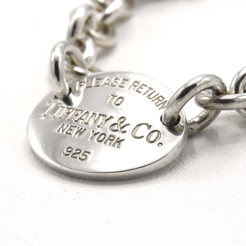 TIFFANY&Co. ティファニー ブレスレット リターントゥオーバル タグ シルバー925 26.5g M4056