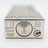 希少 dunhill ダンヒル ガスライター 喫煙具 シルバーカラー 着火確認済み ケース ok1473