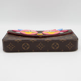 LOUIS VUITTON LV ルイヴィトン チェーンウォレット M62426 ラブバード ポシェット・フェリシー モノグラム 袋有 H8761