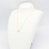 仕上げ済 TIFFANY&Co. ティファニー ネックレス  ドッツ ピンチド ハート 750 Pt950 約3.7ｇジュエリー H19749