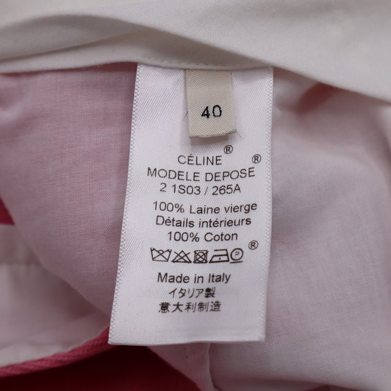 CELINE セリーヌ ズボン パンツ ピンク 21S03/265A サイズ40 ボトムス 服 レディース 25k943-3