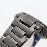 稼働 腕時計 CASIO カシオ 5544 MTG-B1000 SS 電波ソーラー クロノグラフ 黒色文字盤 箱有 k1211