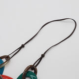 HERMES エルメス ネックレス カランバ バッファローホーン マルチ ラッカーウッド ペンダント H1535-1