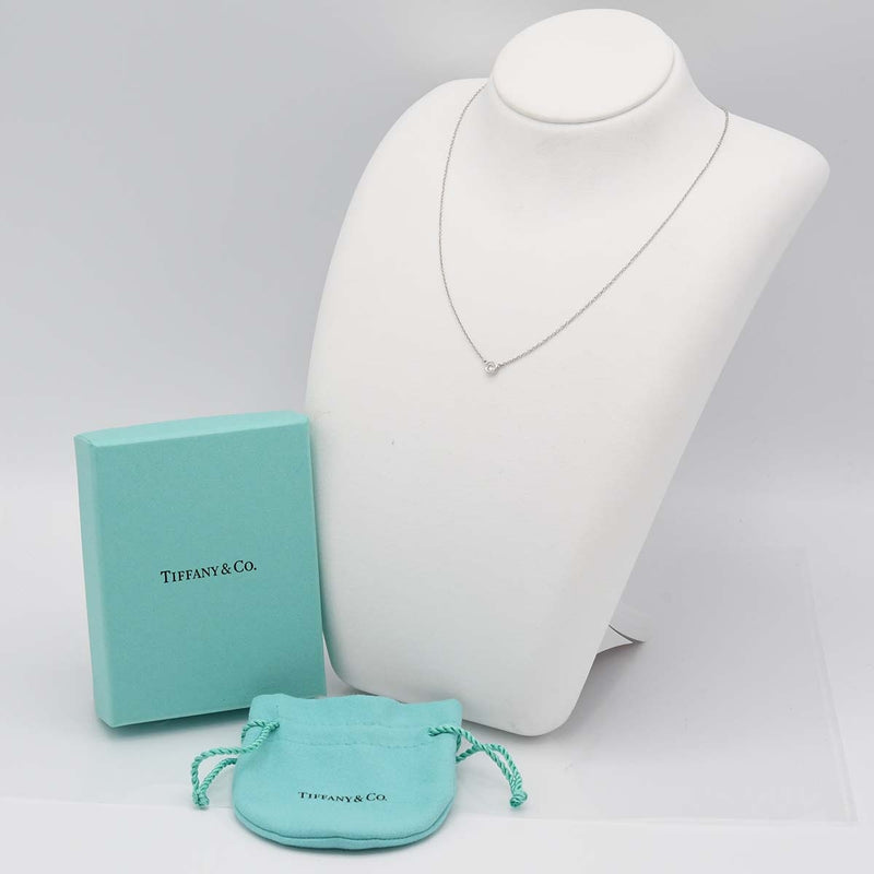 仕上げ済 TIFFANY&Co. ティファニー ネックレス バイザヤード Pt950 プラチナ 約2.3g 約4.4mm アクセサリー d77