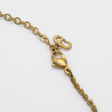 Christian Dior ディオール ネックレス 花 ピンク ラインストーン アクセサリー H24125