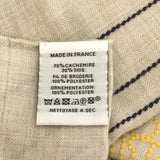 HERMES エルメス カレ90 BRIDES de GALA ブリッドドゥガラ カシシル ベージュ系 刺繍 服飾小物 箱有 H20480