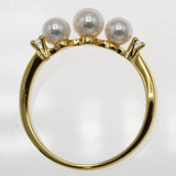 仕上済 MIKIMOTO ミキモト パール リング K18 約9.5号 約2.2g レディース ジュエリー H17542