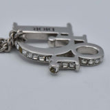 Christian Dior ディオール ネックレス ロゴ シルバーカラー 約15.7g アクセサリー 箱袋有 23s312-3