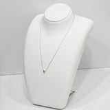 仕上済 TASAKI タサキ ソーンズ ネックレス ダイヤ ホワイトゴールド 750 K18 D0.05 約2.7g ジュエリー アクセサリー 箱有 K230