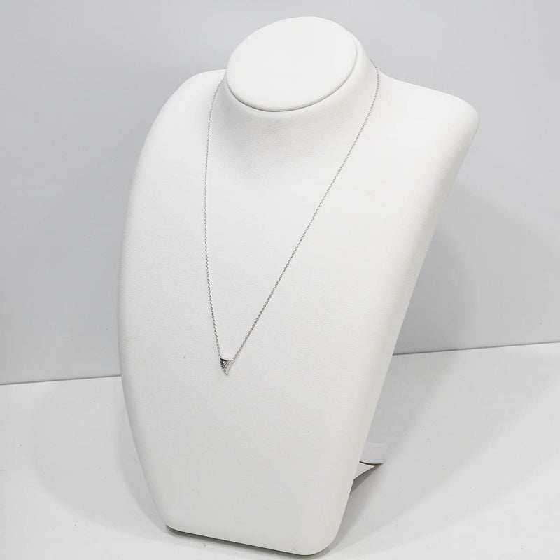 仕上済 TASAKI タサキ ソーンズ ネックレス ダイヤ ホワイトゴールド 750 K18 D0.05 約2.7g ジュエリー アクセサリー 箱有 K230