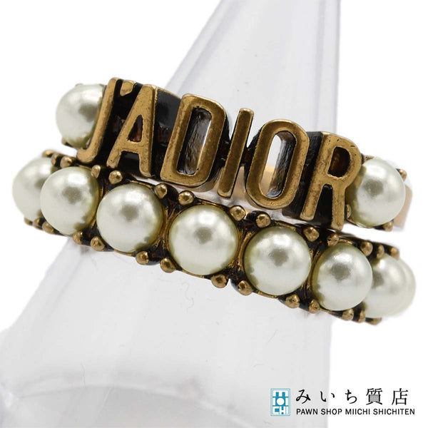 Christian Dior ディオール ジャドール セットリング 12号 M フェイクパール 9.6g アクセサリー H20107