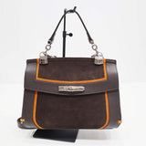 LONGCHAMP ロンシャン ハンドバッグ ショルダーバッグ 2WAYバッグ マドレーヌ レザー/スエード レディース 茶 H14430