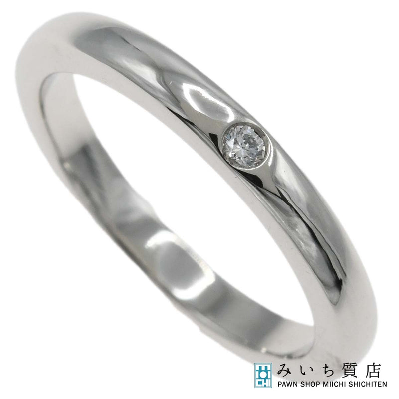 仕上げ済 TIFFANY&Co. ティファニー リング ダイヤ pt950 1P 約4.3g ジュエリー H5537