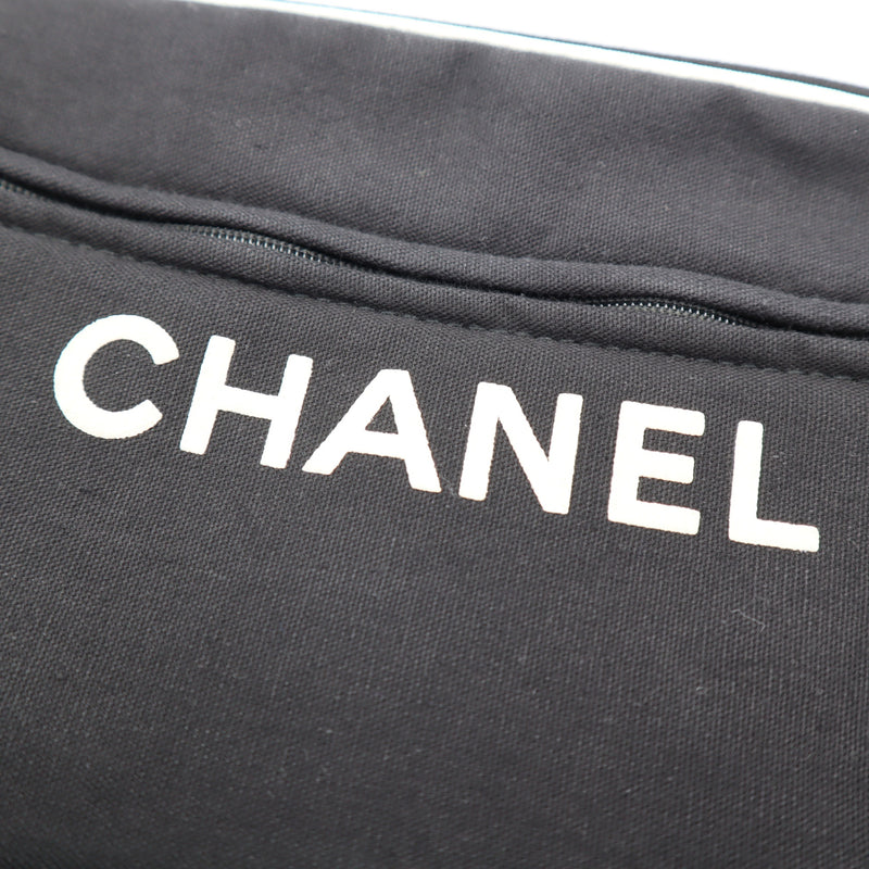 CHANEL シャネル ノベルティ 化粧ポーチ 小物入れ マルチケース コスメ ブラック 19k318-402