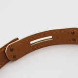 HERMES エルメス ブレスレット ケリーブレス □L刻印 Sサイズ ホワイトカラー 箱 H24588