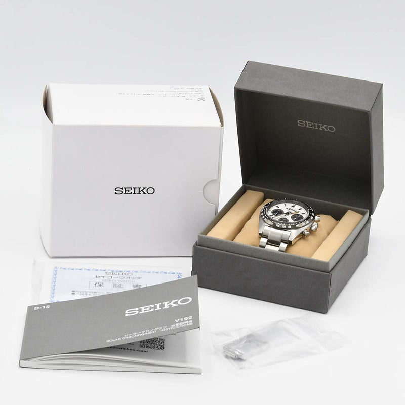 腕時計 稼働 SEIKO セイコー プロスペックス SBDL085 クォーツ 白色文字盤 箱有 23k411-1