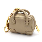 LOEWE ロエベ アマソナモチーフ キーホルダー チャーム 111.08.330 GP シープスキン ゴールド色 箱有 M1475