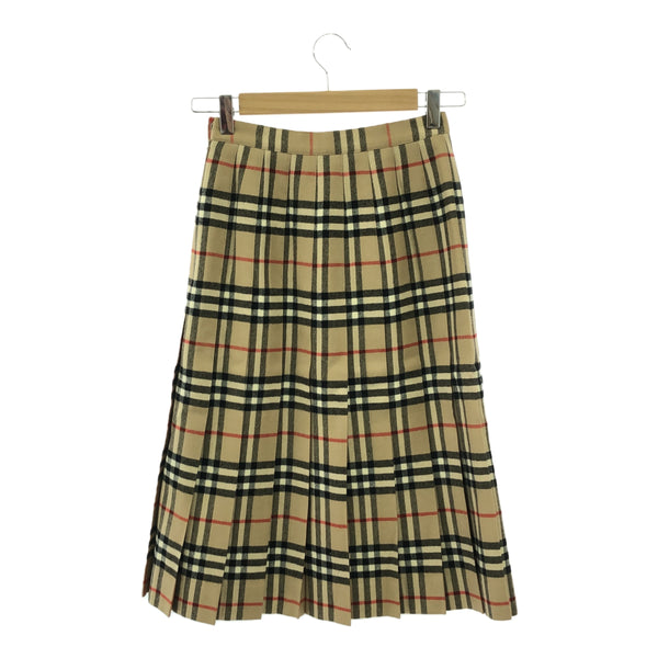 BURBERRY バーバリー バーバリーズ スカート ベージュ チェック レディース ファッション ok360-4