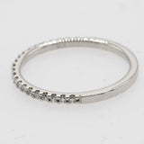 仕上げ済 STAR JEWELRY スタージュエリー リング ダイヤ 8号 pt950 D0.15 約1.5g ジュエリー ◆ 30k54-357