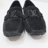 LOUIS VUITTON ルイヴィトン LV ドライビングシューズ モンテカルロ スウェード LVロゴ 8 M FA 0047 靴 ブラック H24800