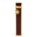 dunhill ダンヒル ガスライター US.RE24163 ローラー式 ボルドー ゴールドカラー 喫煙具 着火未確認 H2986