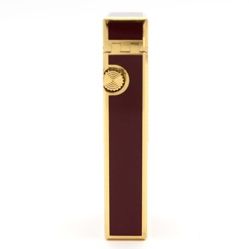 dunhill ダンヒル ガスライター US.RE24163 ローラー式 ボルドー ゴールドカラー 喫煙具 着火未確認 H2986