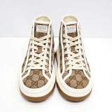 未使用 GUCCI グッチ GGキャンバス ハイカット スニーカー サイズ36 1/2 23.5cm レディース 箱あり 25k835-1