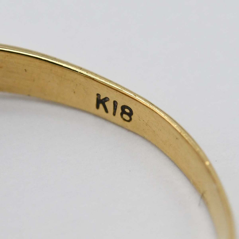 K18 ゴールド 指輪 リング 約1.4g 約9.5号 アクセサリー レディース M895
