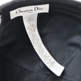 Christian Dior ディオール D-PLAYER スターラバーロゴ キャップ 74519 24BCP922E156 58 帽子 ブラック 26k443-2
