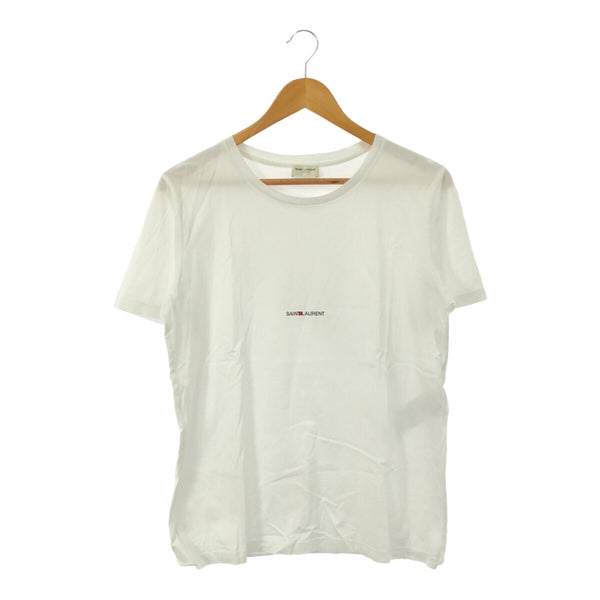 サンローラン SAINT LAURENT Tシャツ M サイズ 綿 コットン 100% ホワイト 白 トップス 衣類 服 22s870-1