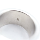 Christian Dior ディオール リング 指輪 チャーム ロゴ サイズ6 約10.5号 アクセサリー シルバー色 保管袋有 H20377