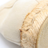 HERMES エルメス パンプス 38 スウェード ホワイト系 レディース 靴 H20374