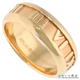 仕上げ済 TIFFANY＆Co. ティファニー アトラス リング 指輪 750 ゴールド 約8.6g 約12.5号 ジュエリー アクセサリー ◆ H24254