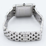稼働 腕時計 TIFFANY＆Co. ティファニー クラッシクスクエア 白色文字盤 クォーツ レディース 2025.7月電池交換済 H1382