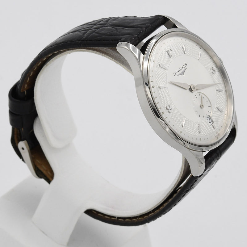 稼働 腕時計 LONGINES ロンジン L.4.685.4 28854297 スモセコ 自動巻き シルバー色文字盤 未記入保証書有 H20271